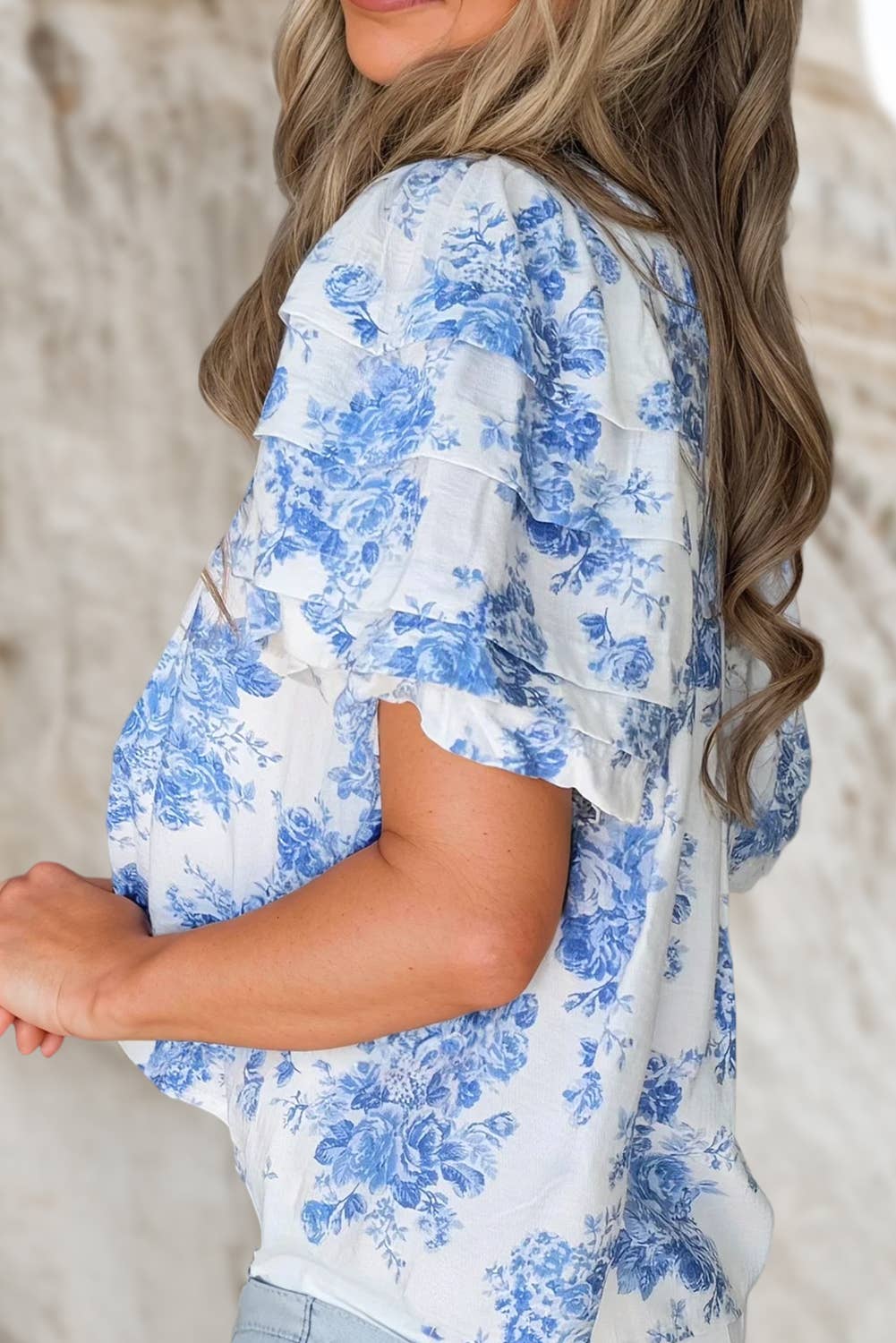 BOHO Floral Top