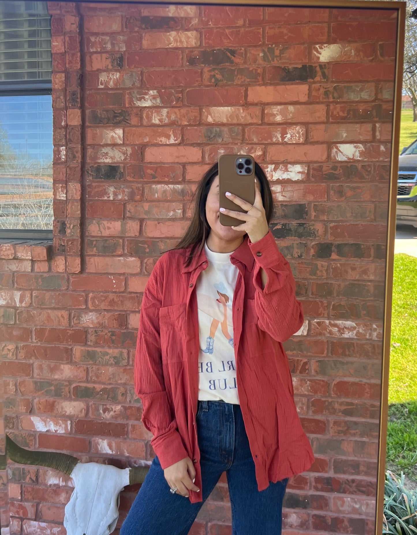 OVERSIZED BUTTON UP SHIRT