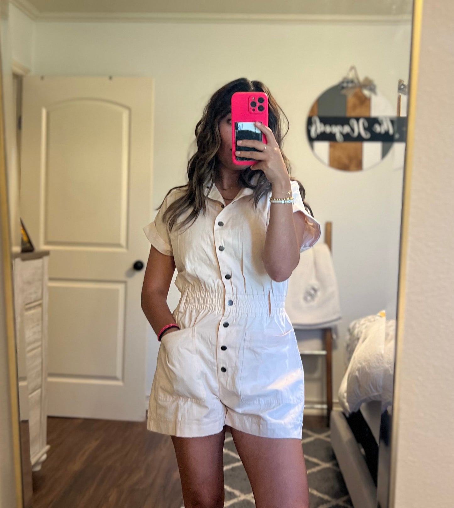 Beige Romper