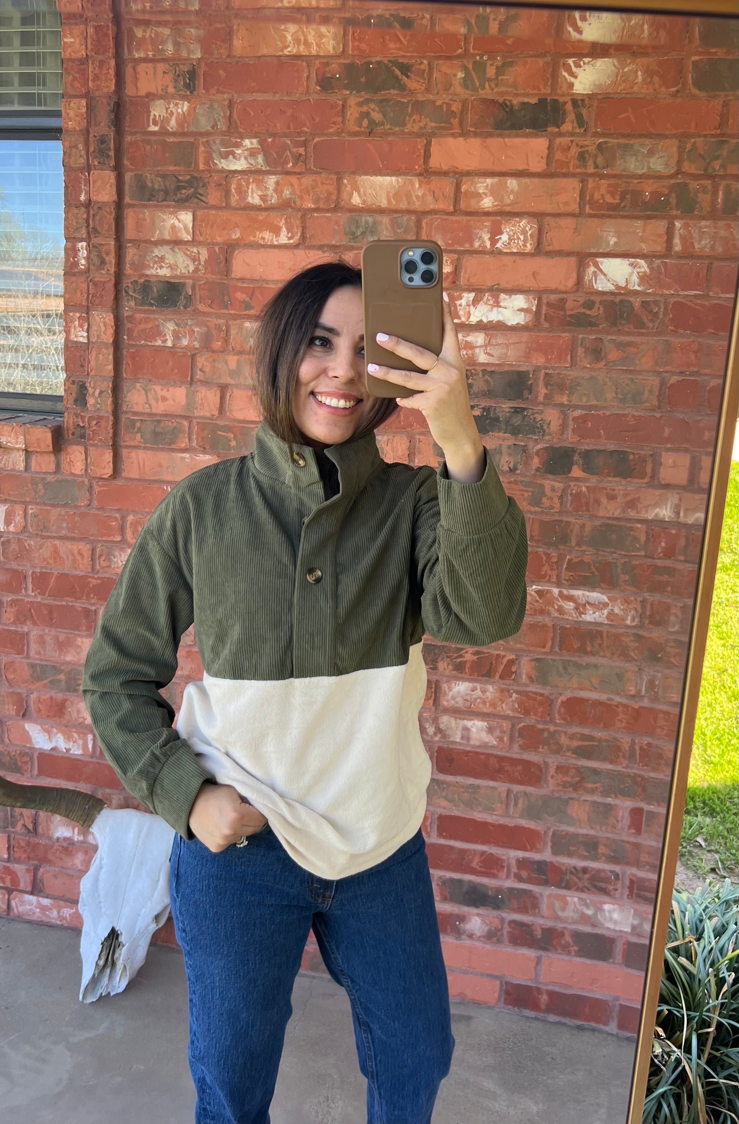 Cozy Mock Neck Long Sleeve Pullover Top