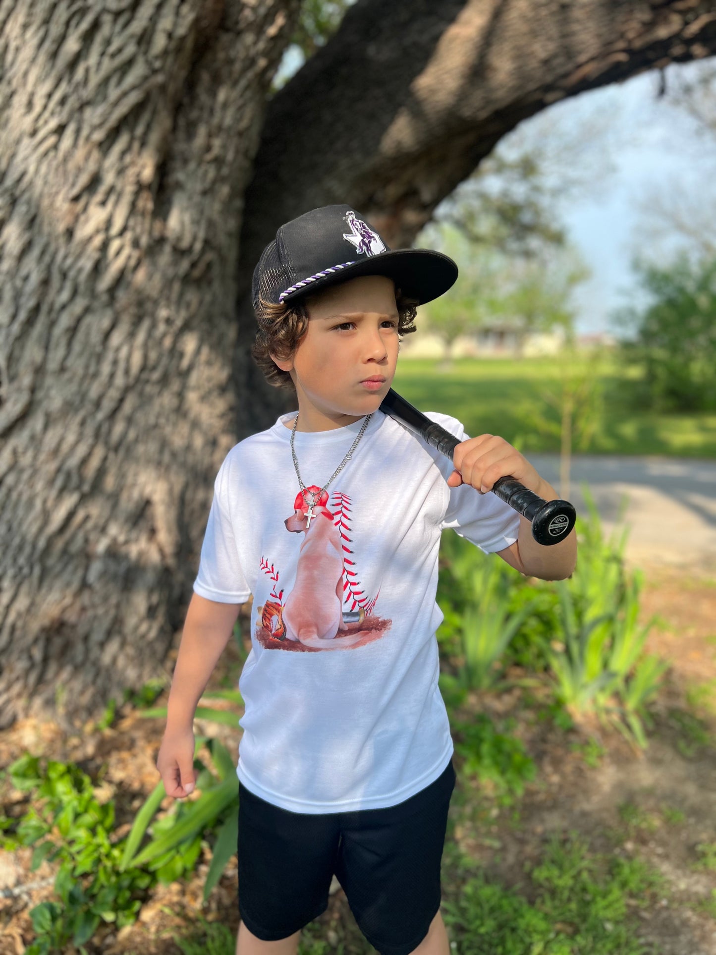 Baseball Dog Tee