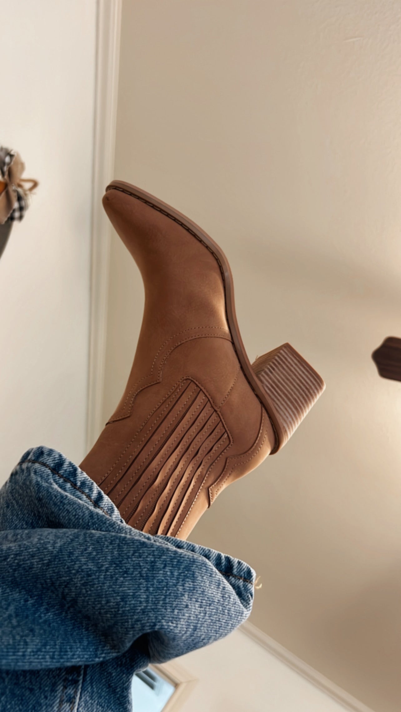 Camel Western Boot