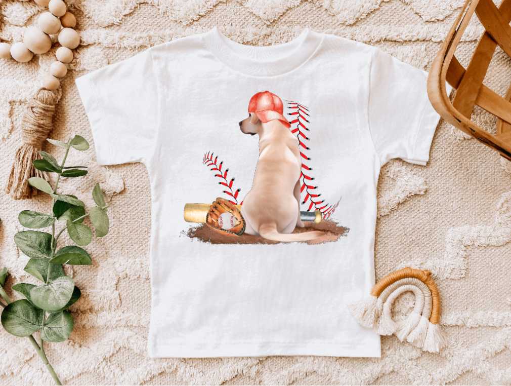 Baseball Dog Tee